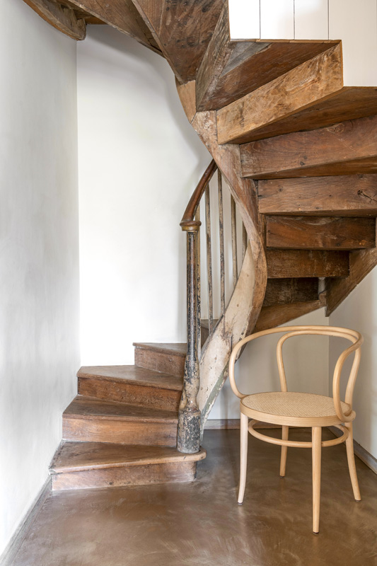 Escalier en bois